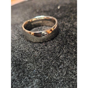 Men's Unbranded Titanium Ring Size 11.5 Silver